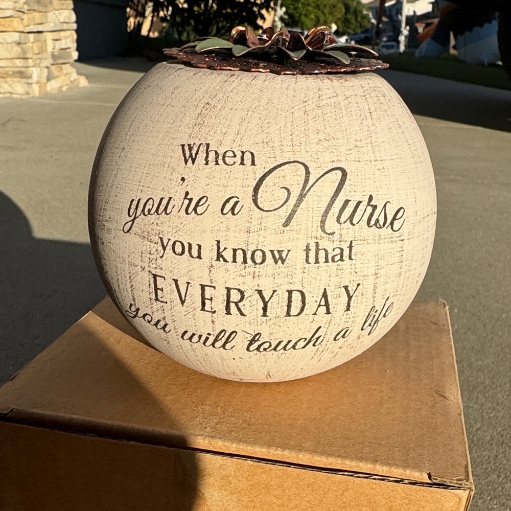 Inspirational Cream Home Accent for Nurses